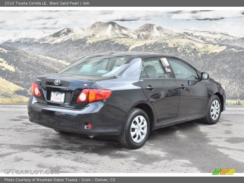 Black Sand Pearl / Ash 2010 Toyota Corolla LE