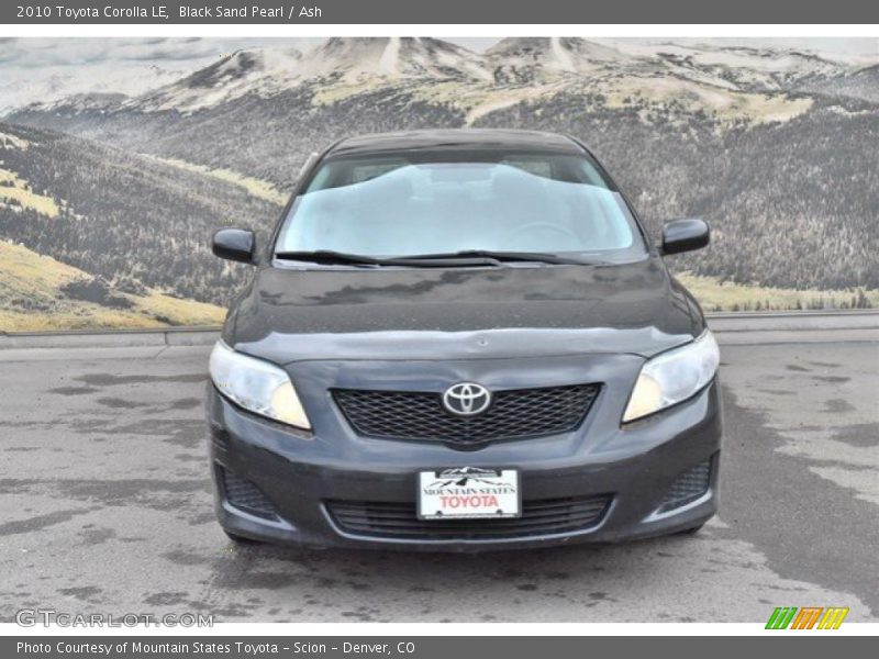 Black Sand Pearl / Ash 2010 Toyota Corolla LE