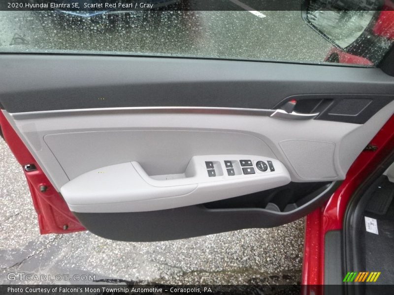 Scarlet Red Pearl / Gray 2020 Hyundai Elantra SE
