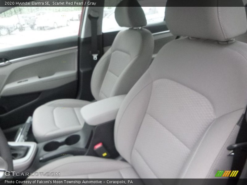 Scarlet Red Pearl / Gray 2020 Hyundai Elantra SE
