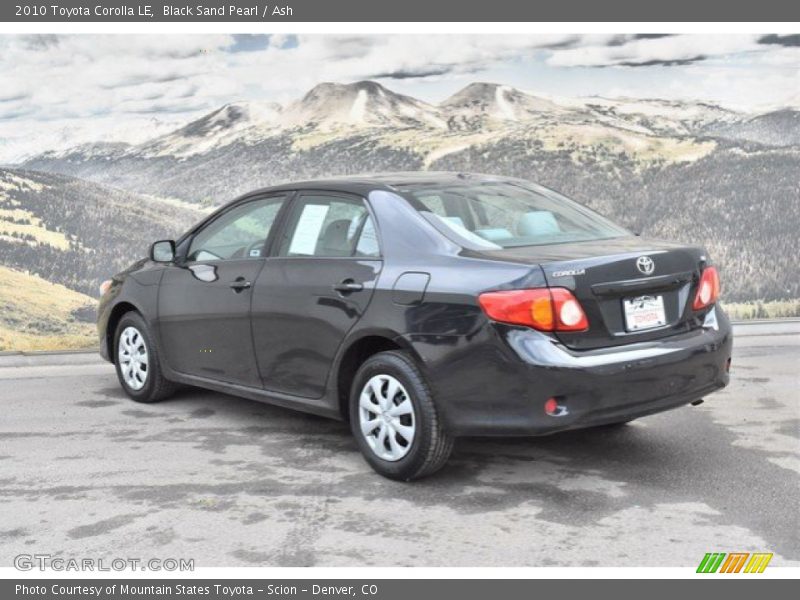 Black Sand Pearl / Ash 2010 Toyota Corolla LE