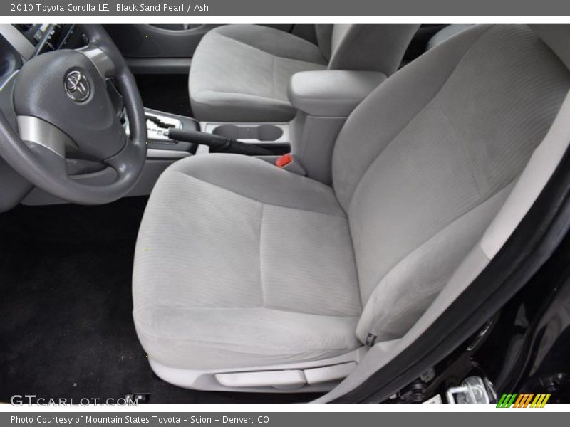 Black Sand Pearl / Ash 2010 Toyota Corolla LE