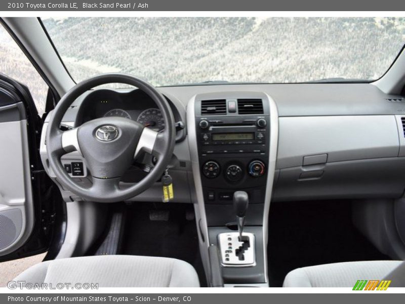 Black Sand Pearl / Ash 2010 Toyota Corolla LE