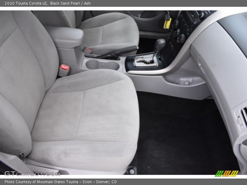Black Sand Pearl / Ash 2010 Toyota Corolla LE