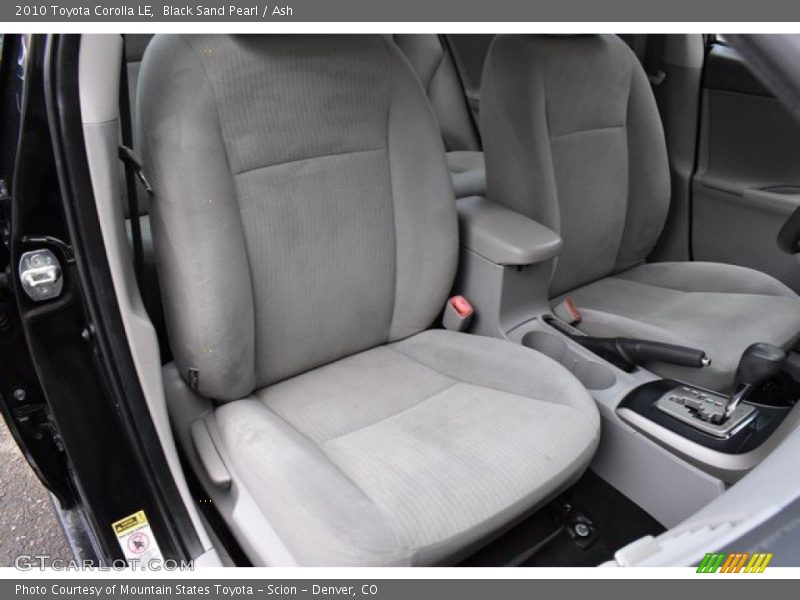Black Sand Pearl / Ash 2010 Toyota Corolla LE
