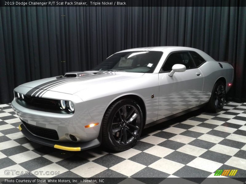 Triple Nickel / Black 2019 Dodge Challenger R/T Scat Pack Shaker