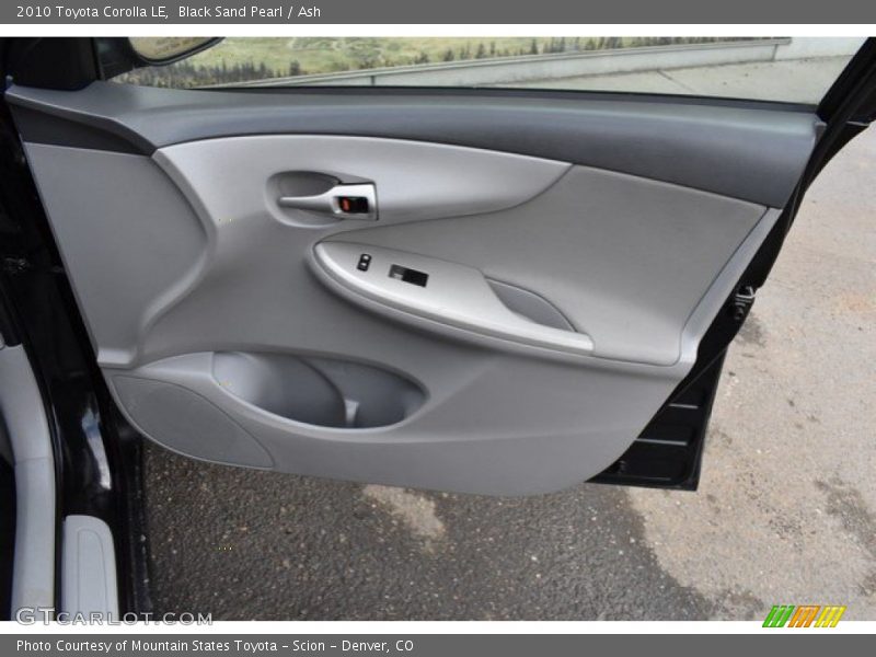 Black Sand Pearl / Ash 2010 Toyota Corolla LE
