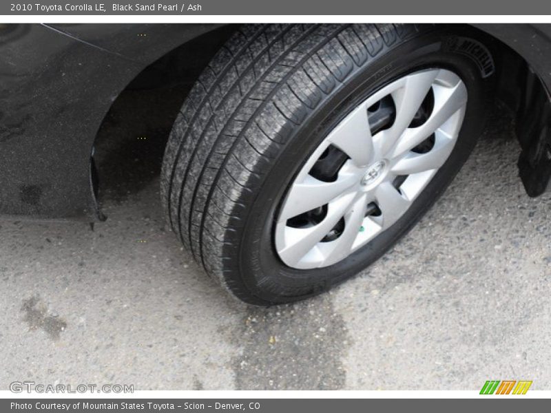 Black Sand Pearl / Ash 2010 Toyota Corolla LE