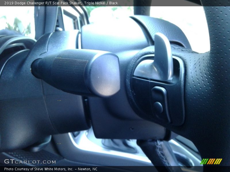 Triple Nickel / Black 2019 Dodge Challenger R/T Scat Pack Shaker