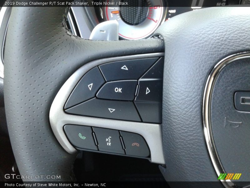 Triple Nickel / Black 2019 Dodge Challenger R/T Scat Pack Shaker