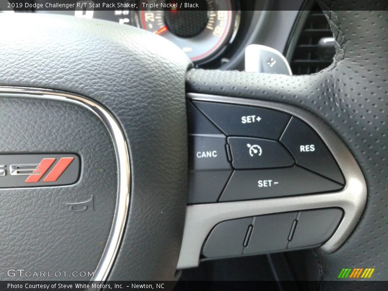 Triple Nickel / Black 2019 Dodge Challenger R/T Scat Pack Shaker