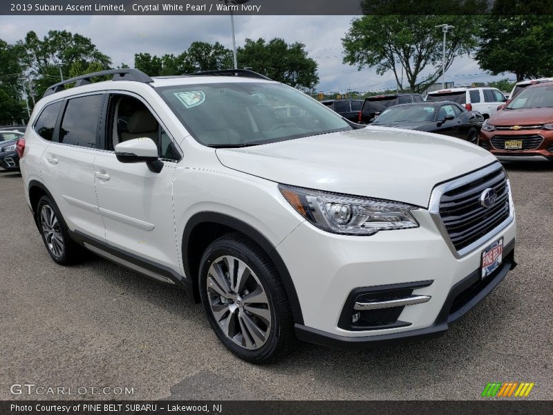 Crystal White Pearl / Warm Ivory 2019 Subaru Ascent Limited