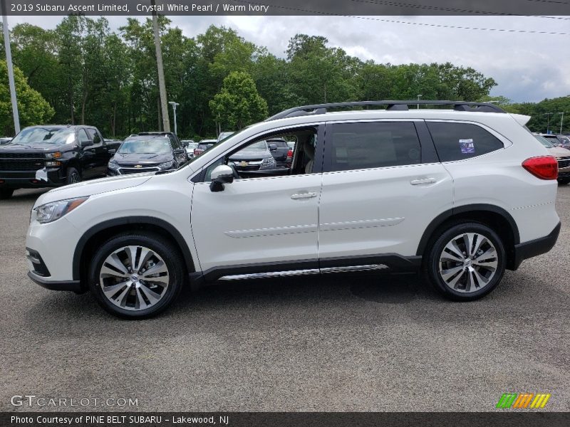 Crystal White Pearl / Warm Ivory 2019 Subaru Ascent Limited