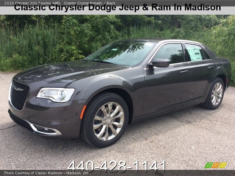 Granite Crystal Metallic / Black 2019 Chrysler 300 Touring AWD