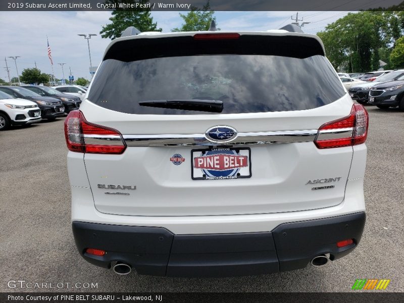 Crystal White Pearl / Warm Ivory 2019 Subaru Ascent Limited