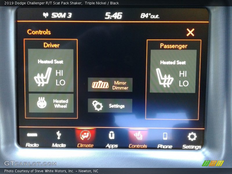 Triple Nickel / Black 2019 Dodge Challenger R/T Scat Pack Shaker