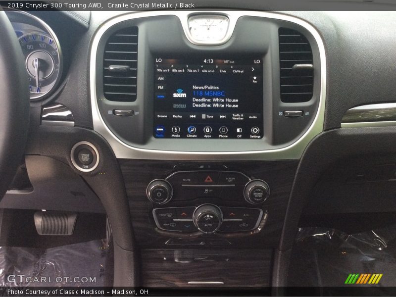 Granite Crystal Metallic / Black 2019 Chrysler 300 Touring AWD