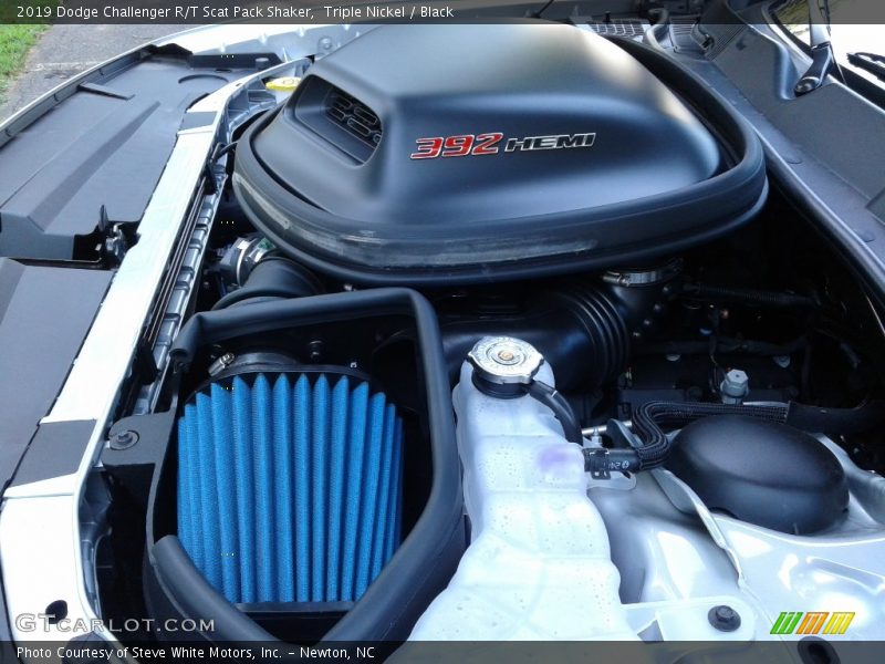 Triple Nickel / Black 2019 Dodge Challenger R/T Scat Pack Shaker