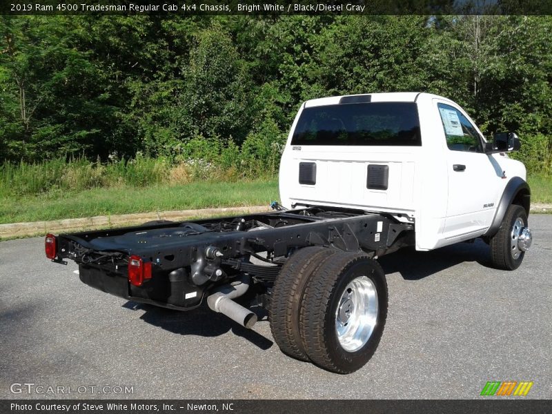 Bright White / Black/Diesel Gray 2019 Ram 4500 Tradesman Regular Cab 4x4 Chassis