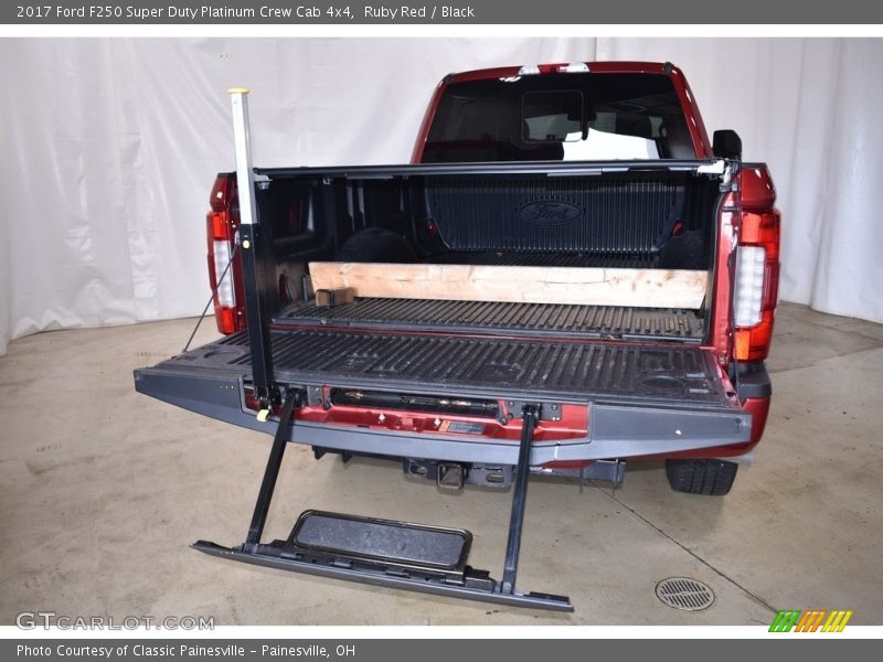 Ruby Red / Black 2017 Ford F250 Super Duty Platinum Crew Cab 4x4