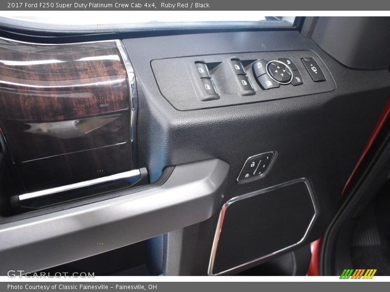 Ruby Red / Black 2017 Ford F250 Super Duty Platinum Crew Cab 4x4