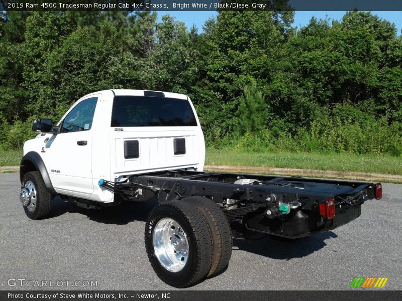 Bright White / Black/Diesel Gray 2019 Ram 4500 Tradesman Regular Cab 4x4 Chassis