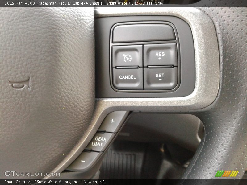 Bright White / Black/Diesel Gray 2019 Ram 4500 Tradesman Regular Cab 4x4 Chassis