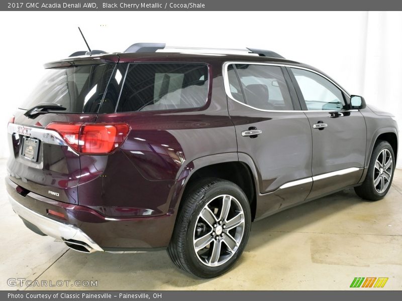 Black Cherry Metallic / Cocoa/Shale 2017 GMC Acadia Denali AWD