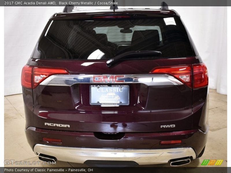 Black Cherry Metallic / Cocoa/Shale 2017 GMC Acadia Denali AWD