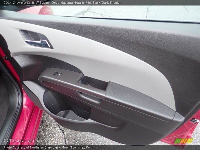 Deep Magenta Metallic / Jet Black/Dark Titanium 2014 Chevrolet Sonic LT Sedan