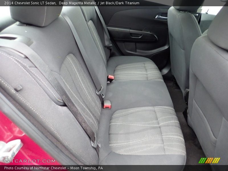 Deep Magenta Metallic / Jet Black/Dark Titanium 2014 Chevrolet Sonic LT Sedan