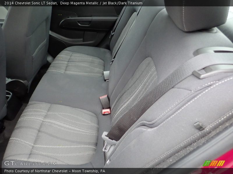 Deep Magenta Metallic / Jet Black/Dark Titanium 2014 Chevrolet Sonic LT Sedan