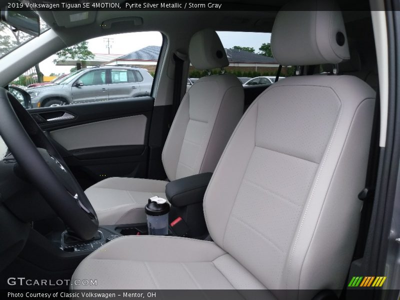 Pyrite Silver Metallic / Storm Gray 2019 Volkswagen Tiguan SE 4MOTION