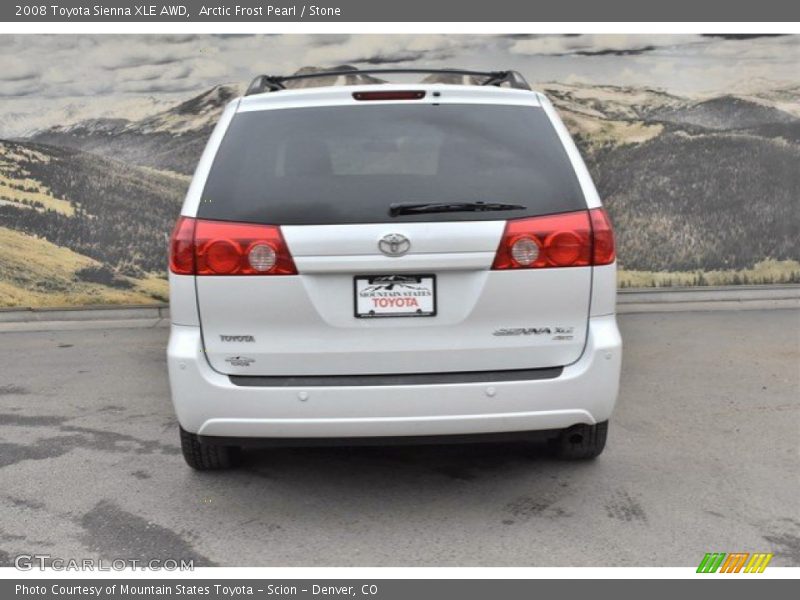 Arctic Frost Pearl / Stone 2008 Toyota Sienna XLE AWD
