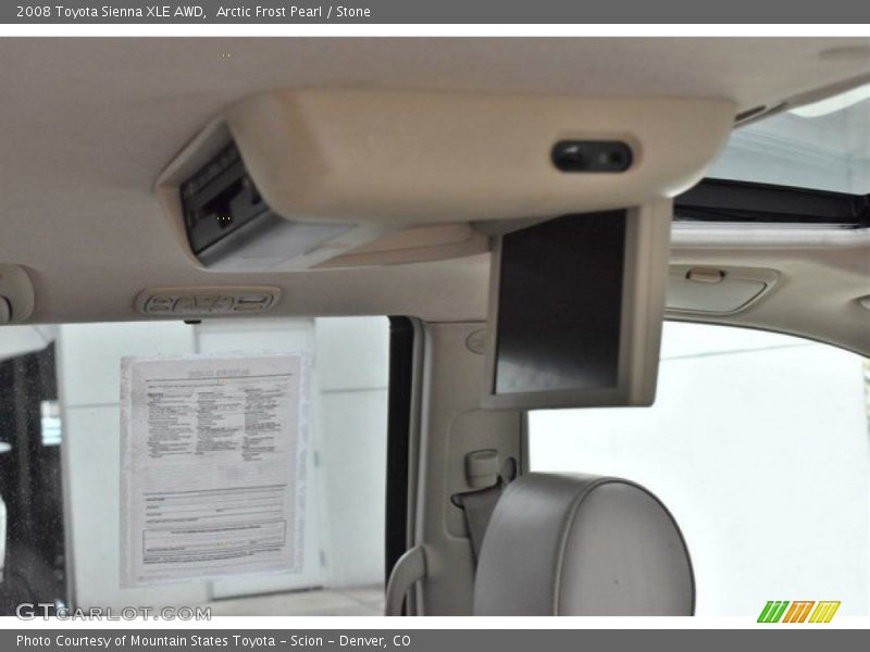 Arctic Frost Pearl / Stone 2008 Toyota Sienna XLE AWD