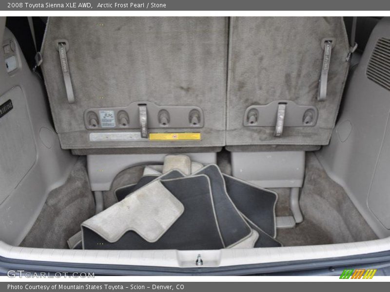 Arctic Frost Pearl / Stone 2008 Toyota Sienna XLE AWD
