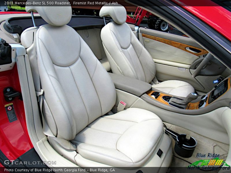 Firemist Red Metallic / Ash 2003 Mercedes-Benz SL 500 Roadster