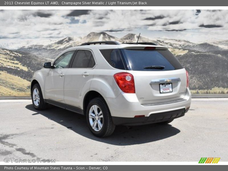 Champagne Silver Metallic / Light Titanium/Jet Black 2013 Chevrolet Equinox LT AWD