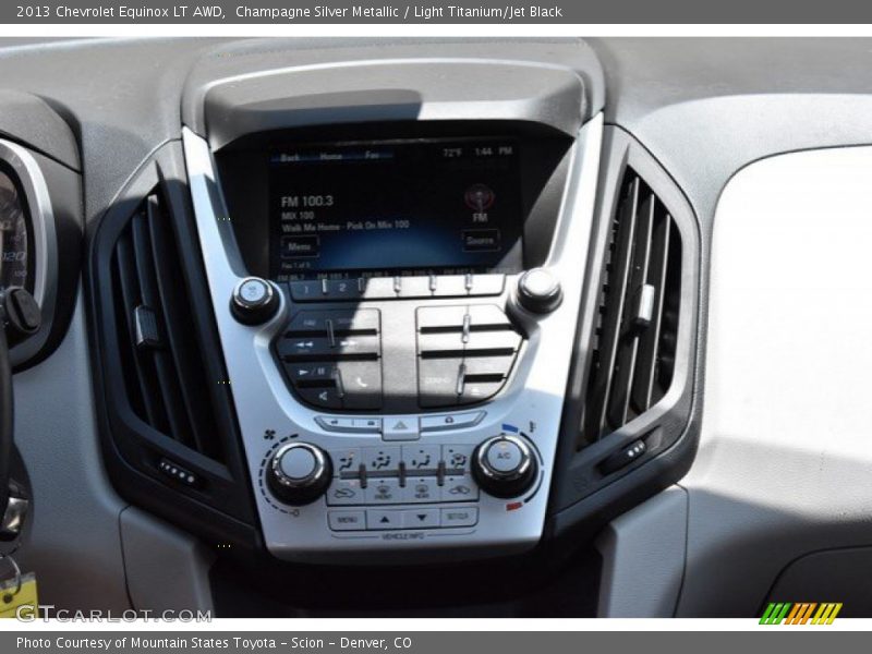 Champagne Silver Metallic / Light Titanium/Jet Black 2013 Chevrolet Equinox LT AWD