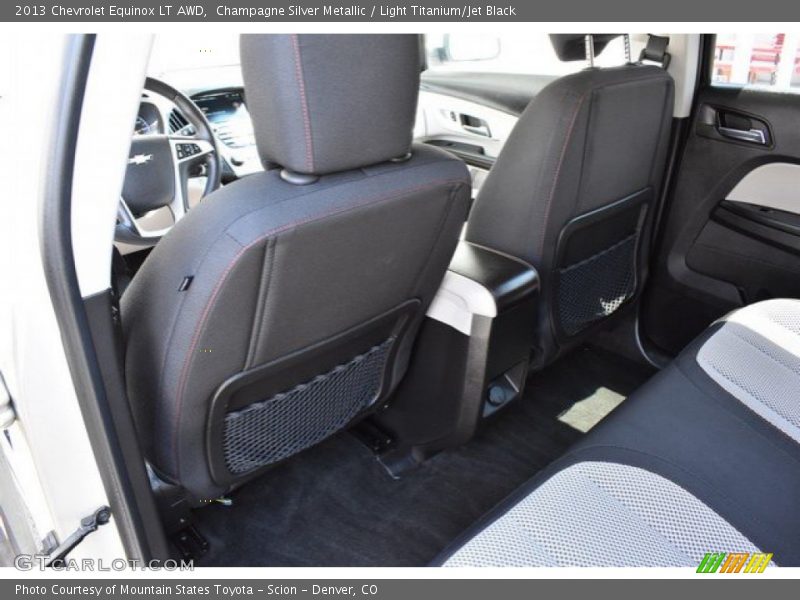 Champagne Silver Metallic / Light Titanium/Jet Black 2013 Chevrolet Equinox LT AWD
