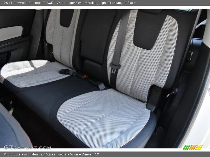 Champagne Silver Metallic / Light Titanium/Jet Black 2013 Chevrolet Equinox LT AWD