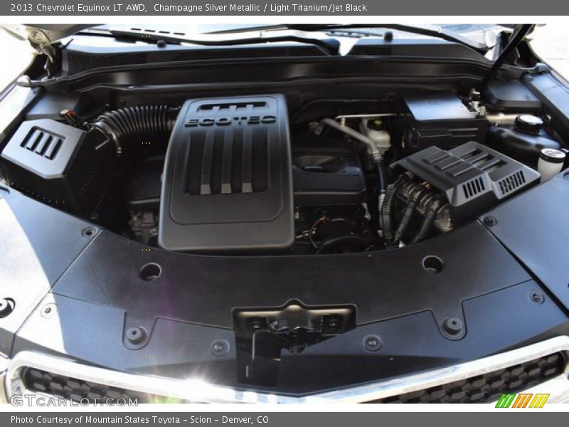 Champagne Silver Metallic / Light Titanium/Jet Black 2013 Chevrolet Equinox LT AWD