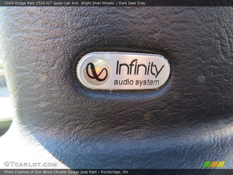 Bright Silver Metallic / Dark Slate Gray 2004 Dodge Ram 2500 SLT Quad Cab 4x4