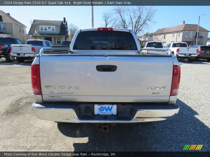 Bright Silver Metallic / Dark Slate Gray 2004 Dodge Ram 2500 SLT Quad Cab 4x4