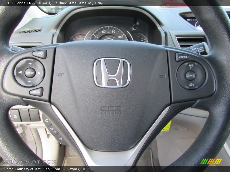 Polished Metal Metallic / Gray 2013 Honda CR-V EX AWD