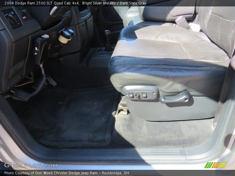 Bright Silver Metallic / Dark Slate Gray 2004 Dodge Ram 2500 SLT Quad Cab 4x4