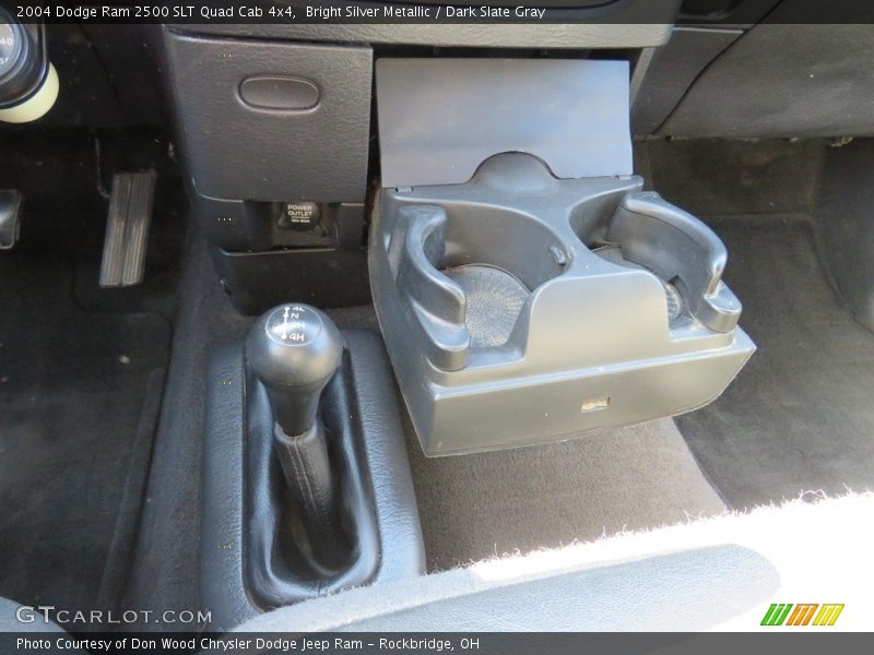 Bright Silver Metallic / Dark Slate Gray 2004 Dodge Ram 2500 SLT Quad Cab 4x4