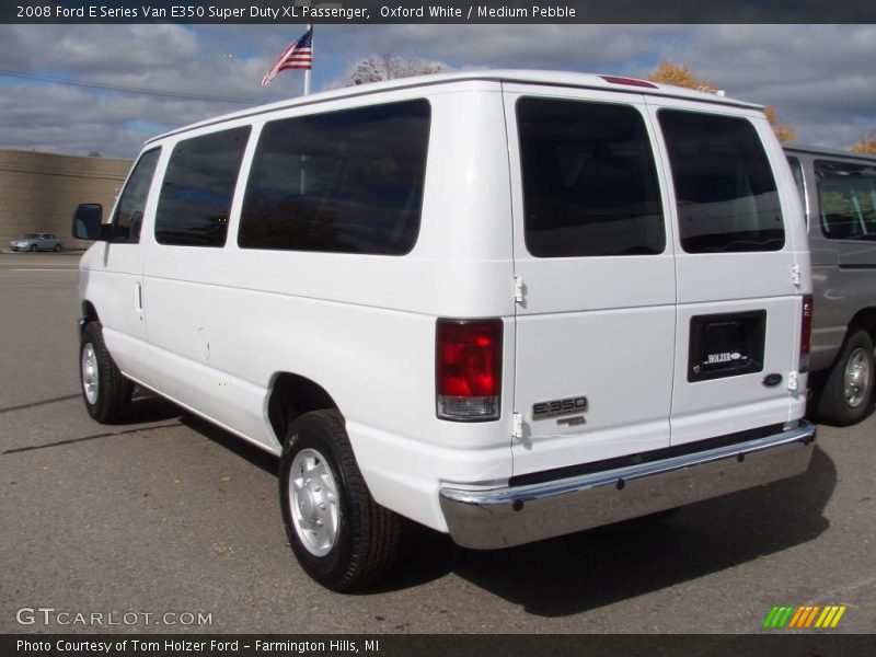 Oxford White / Medium Pebble 2008 Ford E Series Van E350 Super Duty XL Passenger