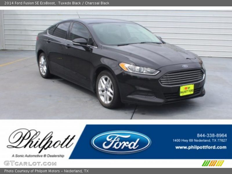 Tuxedo Black / Charcoal Black 2014 Ford Fusion SE EcoBoost