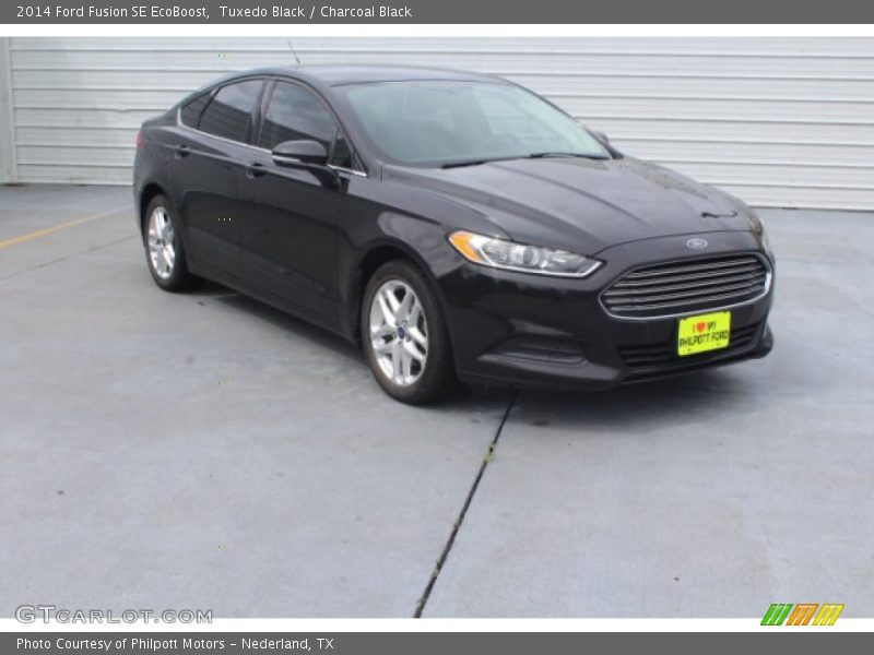 Tuxedo Black / Charcoal Black 2014 Ford Fusion SE EcoBoost